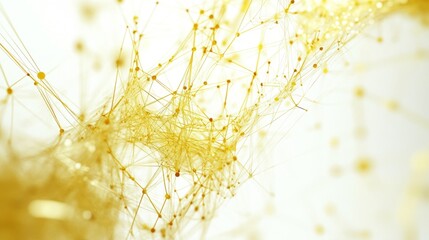 Dynamic connections abstract digital network virtual space light and color close-up data visualization concept