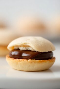 close up of a pastry on a plate