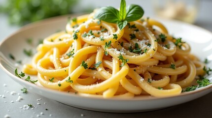 spaghetti with seafood tasty food