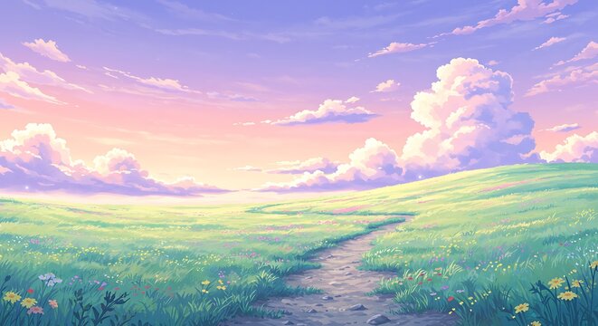 Whispers of Sunset AI Generated