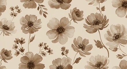 Sepia Bloom AI Generated