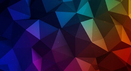 Fototapeta premium Prismatic Nightfall AI Generated