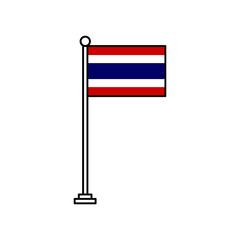 National Flag of Thailand