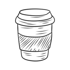 Takeaway coffee cup