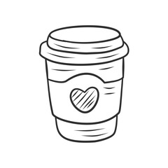 Takeaway coffee cup