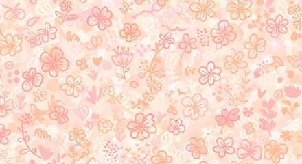 Peach Blossom Reverie AI Generated