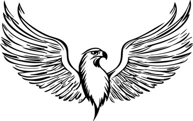 Fototapeta premium Eagle Vector logo