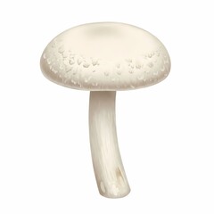The natural beauty of plain mushroom