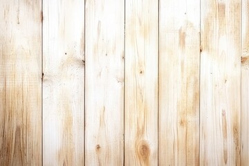 Naklejka premium Close up of light beige wooden planks.