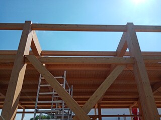 struttura in legno lamellare
