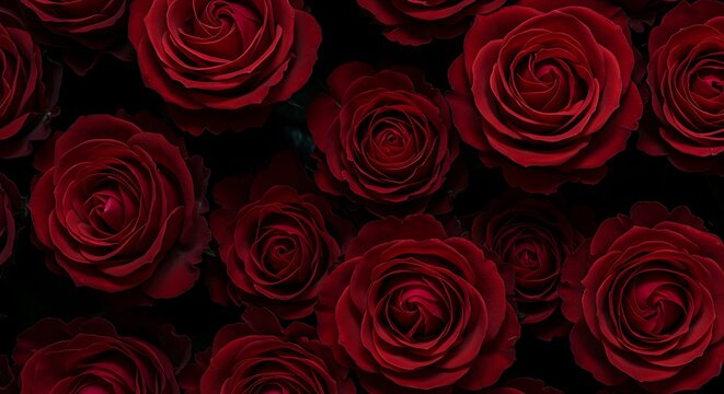 Crimson Bloom AI Generated