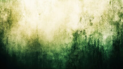 Muted, textured backdrop of faded green and cream tones.