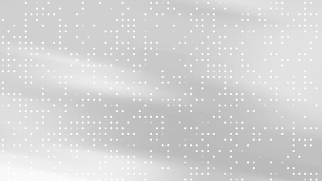white and gray background with white blink dots suitable for minimalist design projects, brochure cover, or website backdrop to add a subtle texture.
