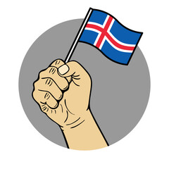National Flag of Iceland