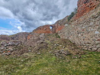 Bobrowniki Castle Ruins, Poland.