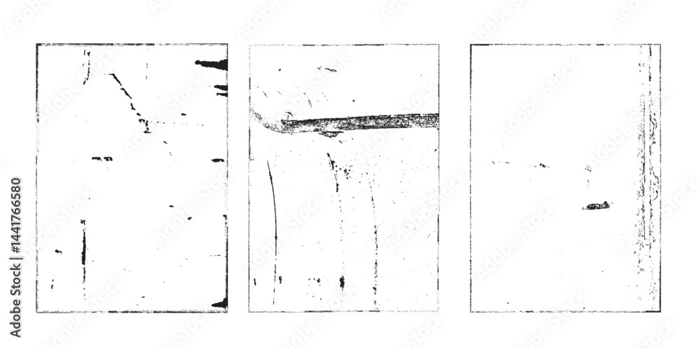 Leinwandbilder grunge urban backgrounds set.texture vector.dust overlay distress grain ,simply place illustration o