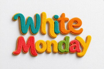 Naklejka premium A vibrant and eye-catching rendering of the word 'School' using a retro 3D style with a unique color palette, creating a playful and nostalgic visual impact against a textured background.