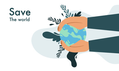 earth vector design for ozone and earth day event