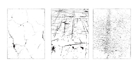 Grunge Urban Backgrounds set.Texture Vector.Dust Overlay Distress Grain ,Simply Place illustration over any Object to Create grungy Effect .abstract,splattered , dirty, texture for your design.
