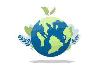 earth vector design for ozone and earth day event