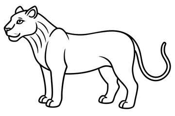 Elegant Liger Sketch