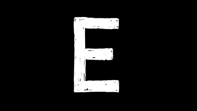 Letter E