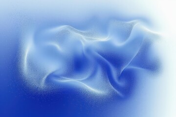 abstract swirling blue and white gradient with soft, cloud-like shapes and delicate particle texture creating a calm and ethereal atmosphere