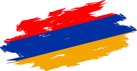 Artistic representation of the Armenian flag, ideal for cultural promotion and design projects.