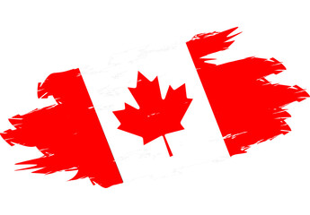 An artistic take on the Canadian flag featuring a maple leaf design, ideal for patriotic content and promotions.