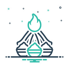 Mix icon for bonfire