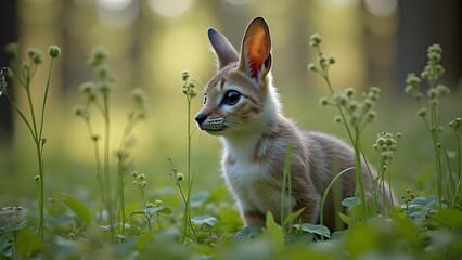 rabbit in the grass