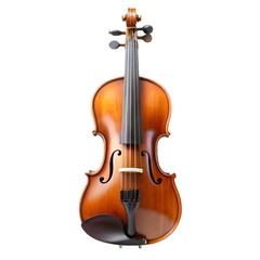 Fototapeta premium Violin isolated on transparent background 