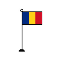 National Flag of  Romania