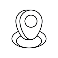 Location icon vector stock illustration