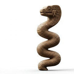 Fototapeta premium maya style snake