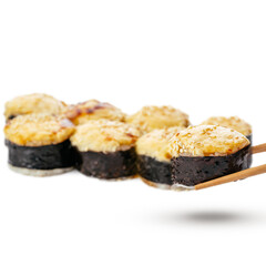 Baked sushi with nori and sesame