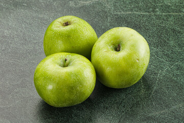 Sweet and juicy green apple