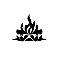 Burning Car Abstract Logo Design