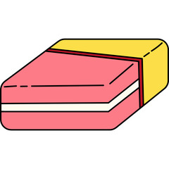 Handdrawn Eraser Illustration