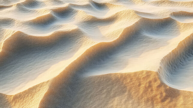 Wavy sea sand background creates serene and calming atmosphere, perfect for relaxation - Powered by Adobe