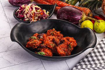 Indian cuisine - spicy Chicken 65