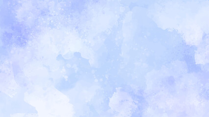 Abstract Light Blue Watercolor Background Texture