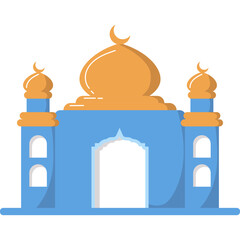 Cute Mosque Illustration