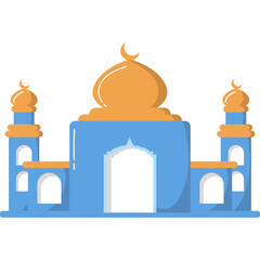 Cute Mosque Illustration