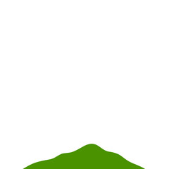 Fototapeta premium Green Mountain illustration