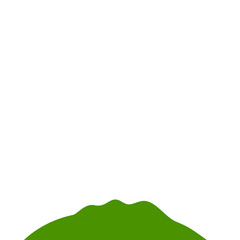 Obraz premium Green Mountain illustration