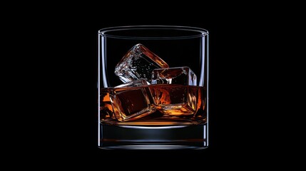 Whiskey on the Rocks: A Dark and Refreshing Drink