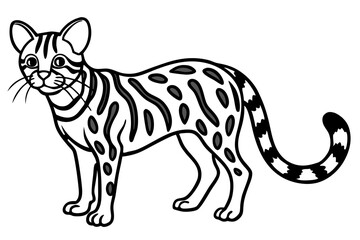 Elegant Margay Sketch