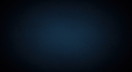 Obraz premium Dark blue textured background with subtle vignette effect, featuring a grunge-like surface and a gradient from deep indigo to black at the edges, ideal for overlays or design elements.