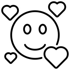 Satisfaction Outline Icon